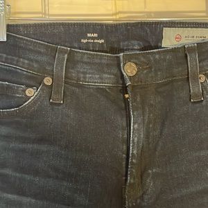NEW AG Mari High Rise Straight Jeans, 28